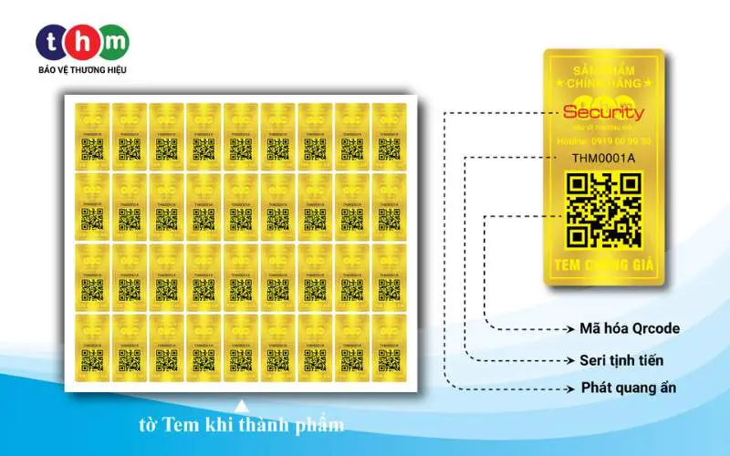 Dịch vụ thiết kế tem chống hàng giả Holographic Tân Hoa Mai